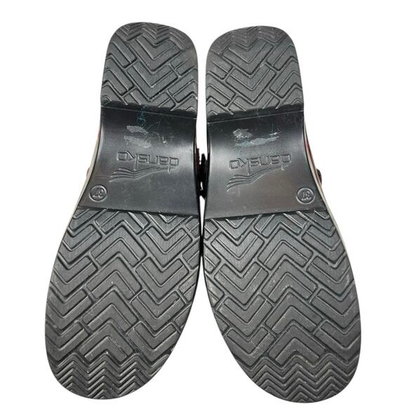 Dansko Women’s Red Merrie Red Leather Mary Jane’s Size 37 US 6.5/7 - Picture 9 of 10